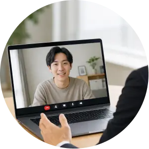 WEB面談の様子