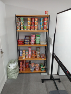 食事の支援があり助かった